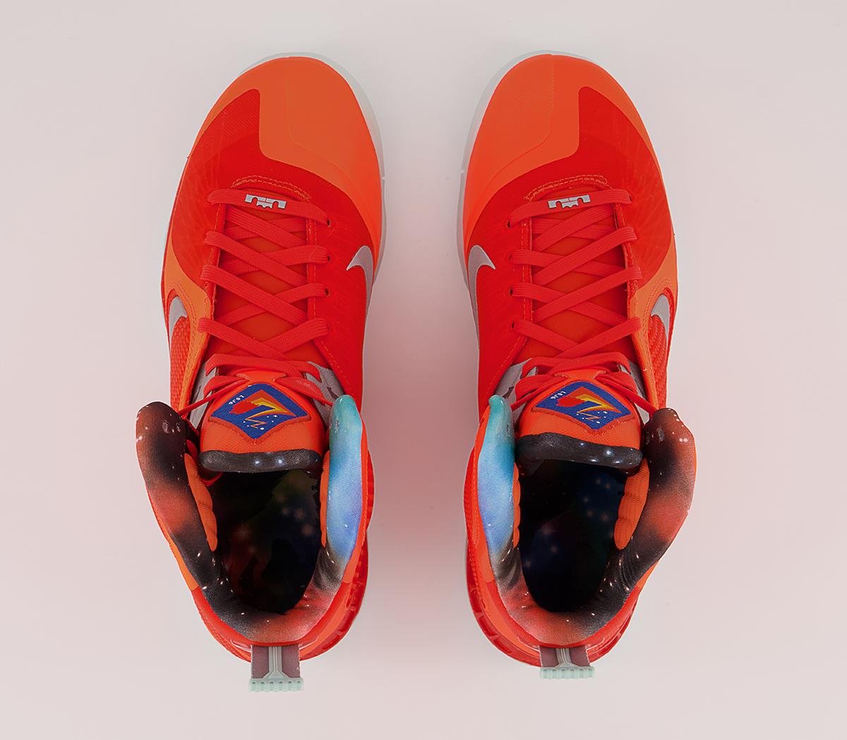 Nike Lebron Ix Trainers Nike Lebron Ix Trainers Total Orange Reflect Silver Team Orange