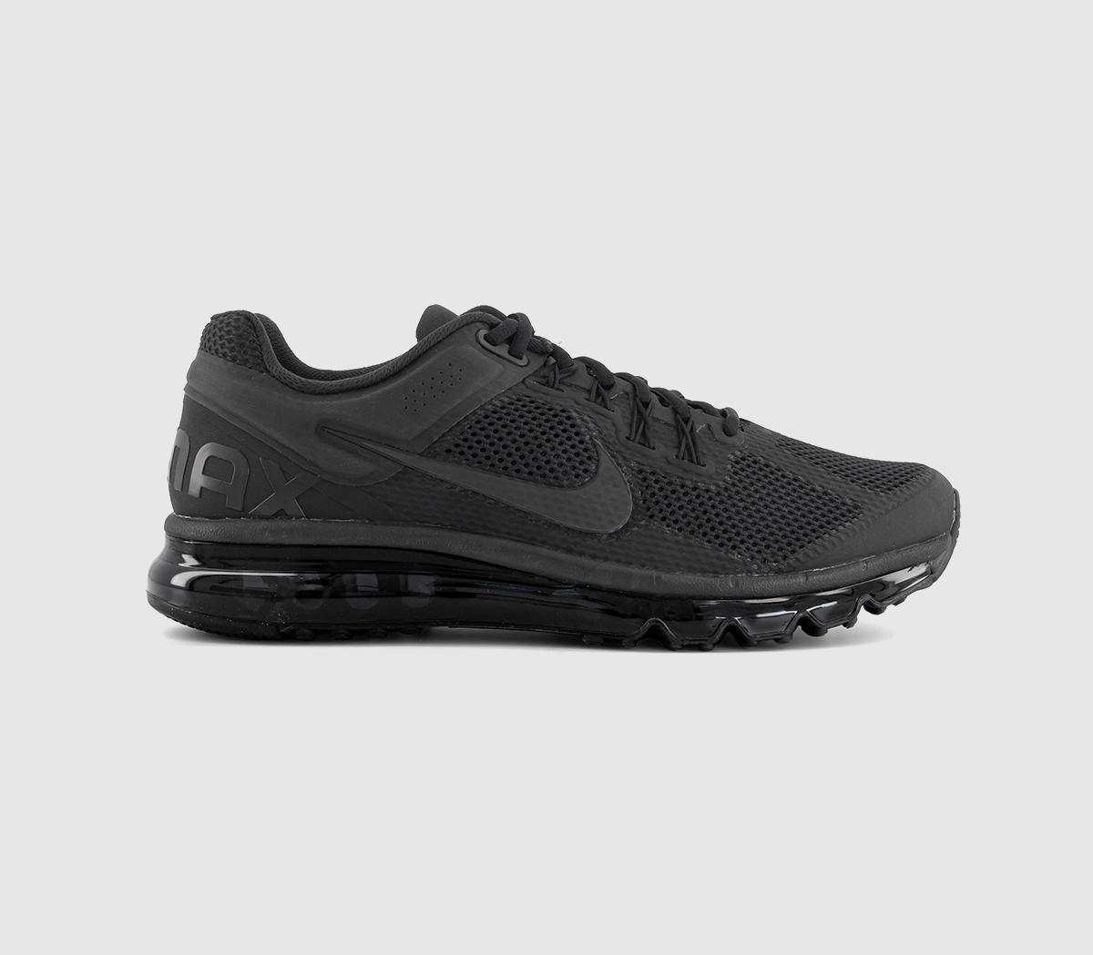 Nike Mens Air Max 2013 Trainers Black, 10.5