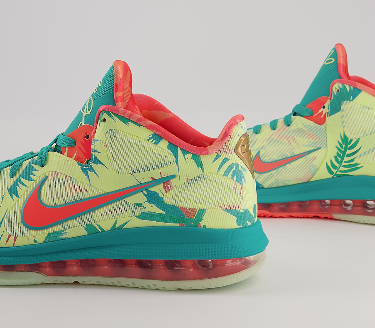 lebron 9 orange and green