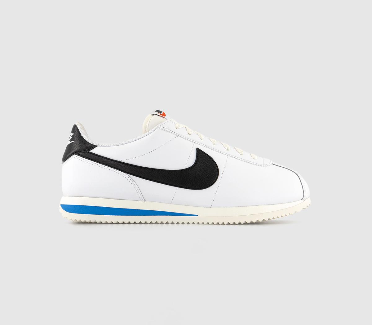 Nike cortez clearance white blue orange