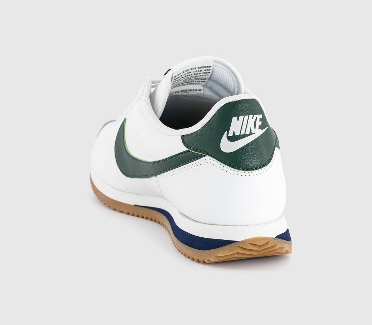 NikeCortez TrainersSummit White Fir Midnight Navy