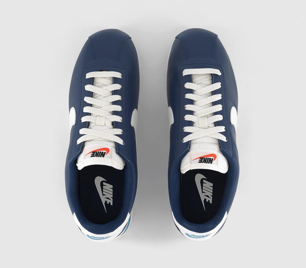 NikeCortez TrainersMidnight Navy Sail Noise Aqua Sail Black Team Oran
