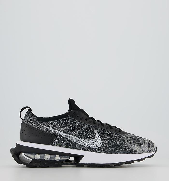 Nike Air Max Flyknit Racer Trainers Black White
