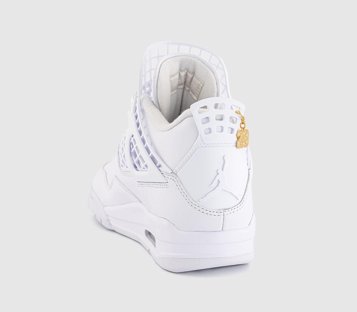 JordanAir Jordan 4 TrainersWhite Phantom Metallic Gold