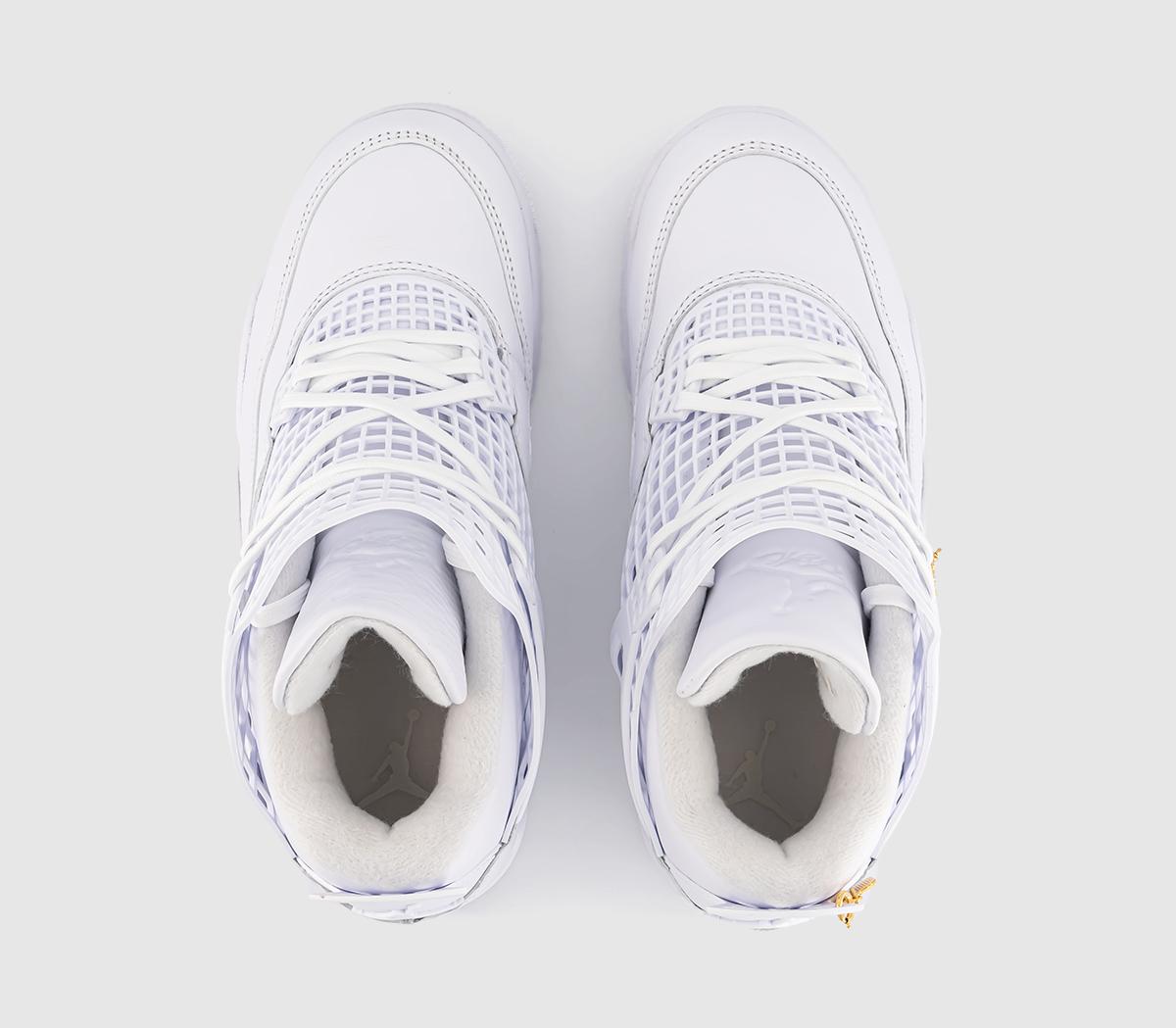 JordanAir Jordan 4 TrainersWhite Phantom Metallic Gold