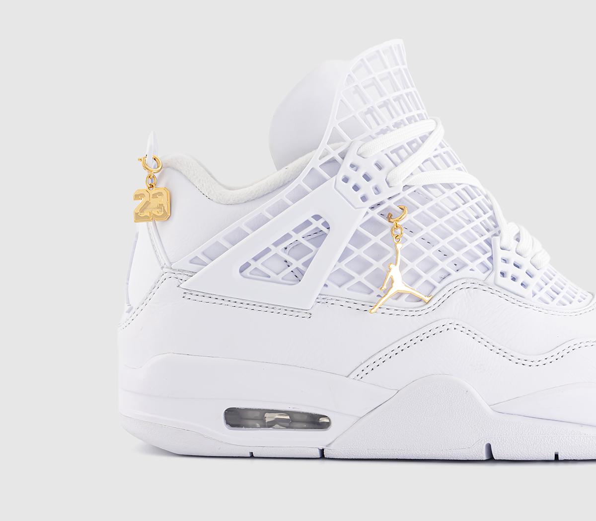 JordanAir Jordan 4 TrainersWhite Phantom Metallic Gold