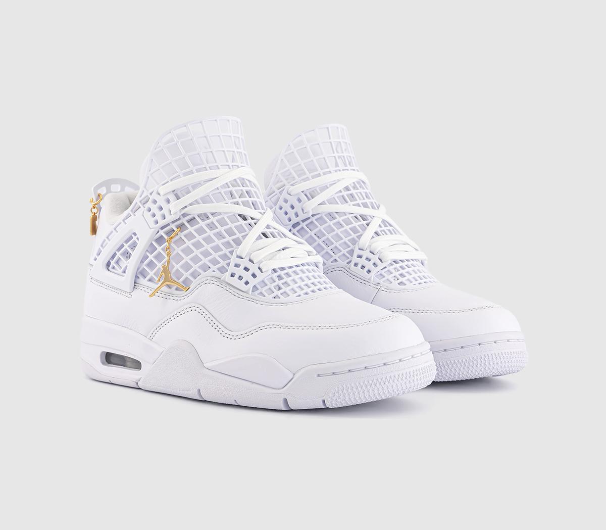 JordanAir Jordan 4 TrainersWhite Phantom Metallic Gold