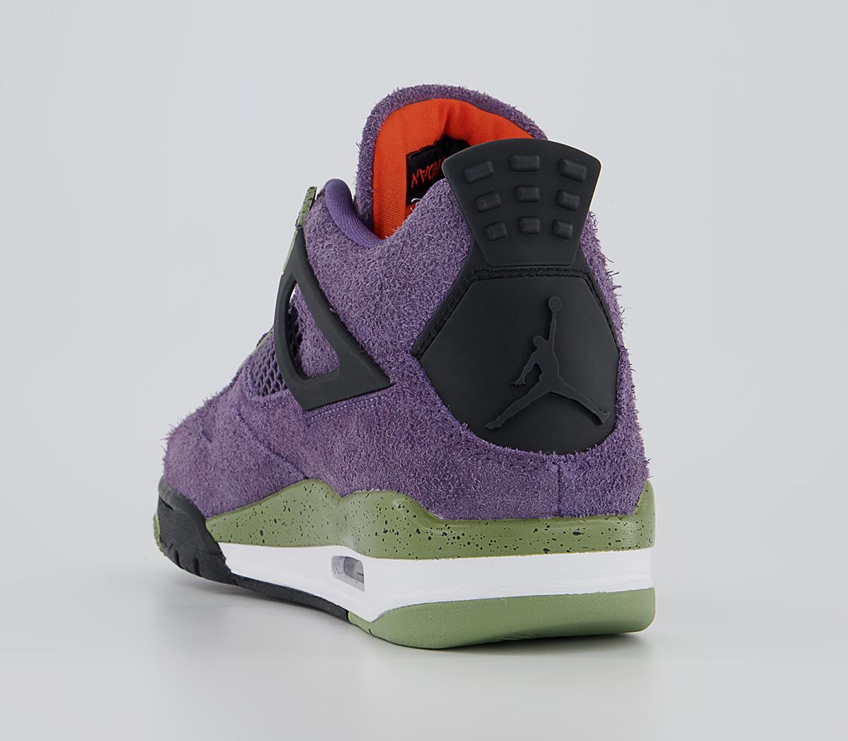 JordanJordan 4 Trainers Canyon Purple Safety Orange Alligator