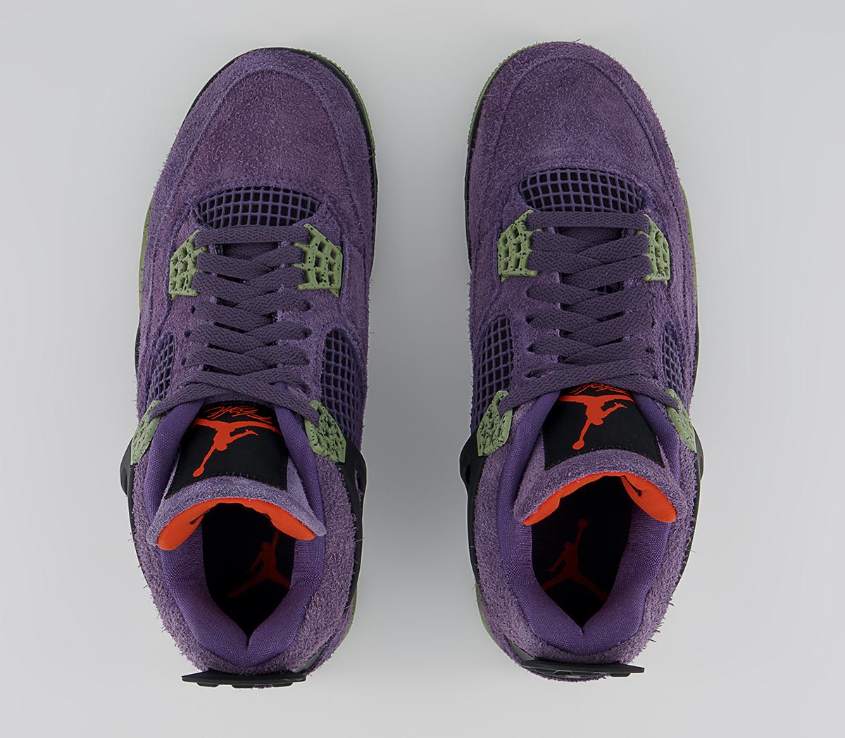 JordanJordan 4 Trainers Canyon Purple Safety Orange Alligator