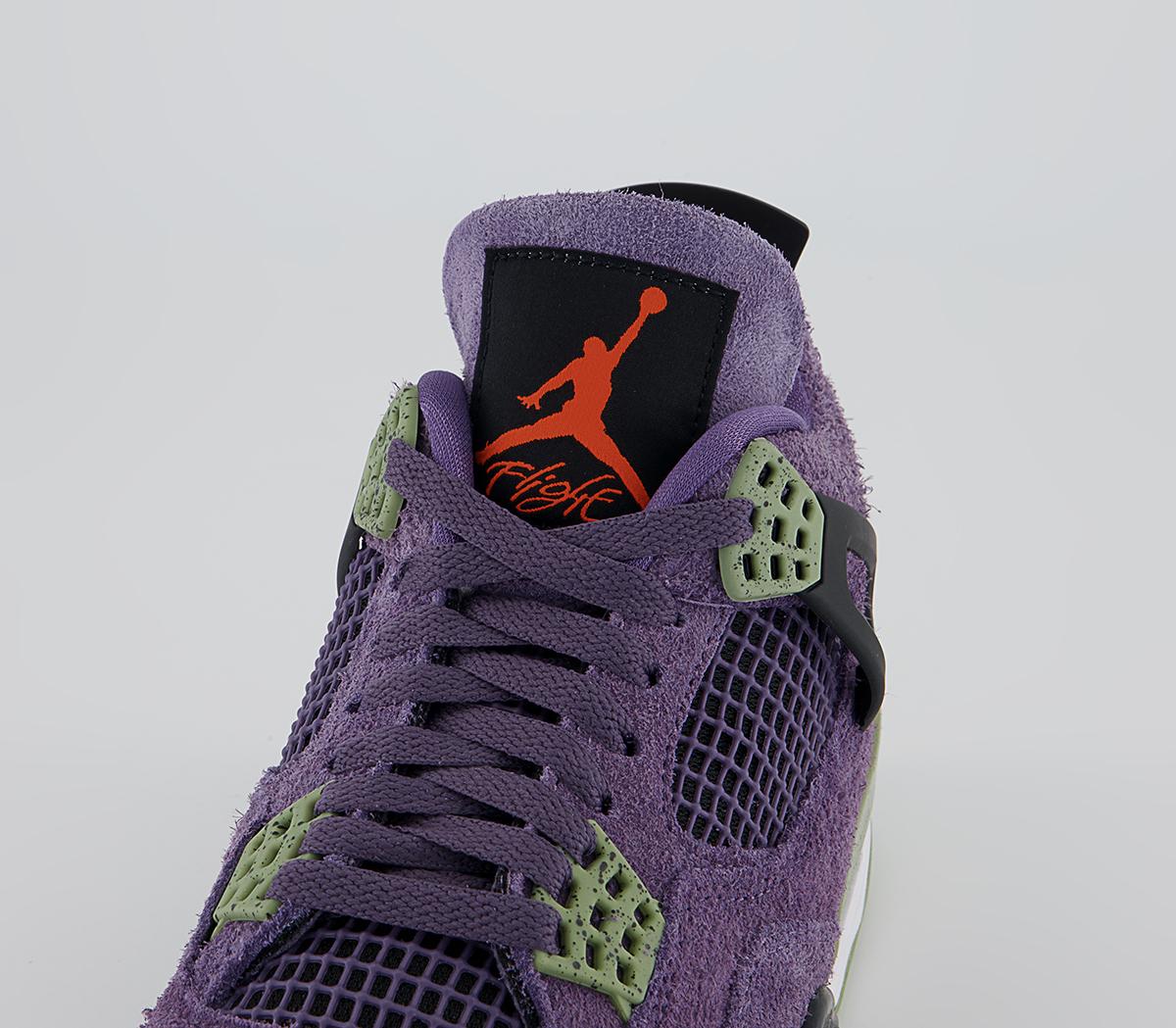 JordanJordan 4 Trainers Canyon Purple Safety Orange Alligator