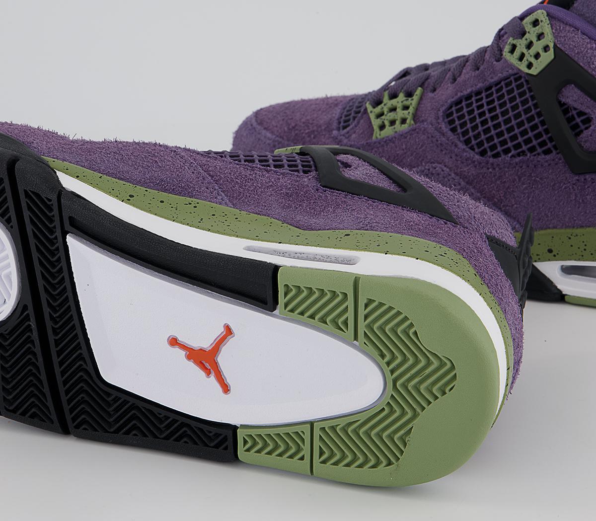 JordanJordan 4 Trainers Canyon Purple Safety Orange Alligator