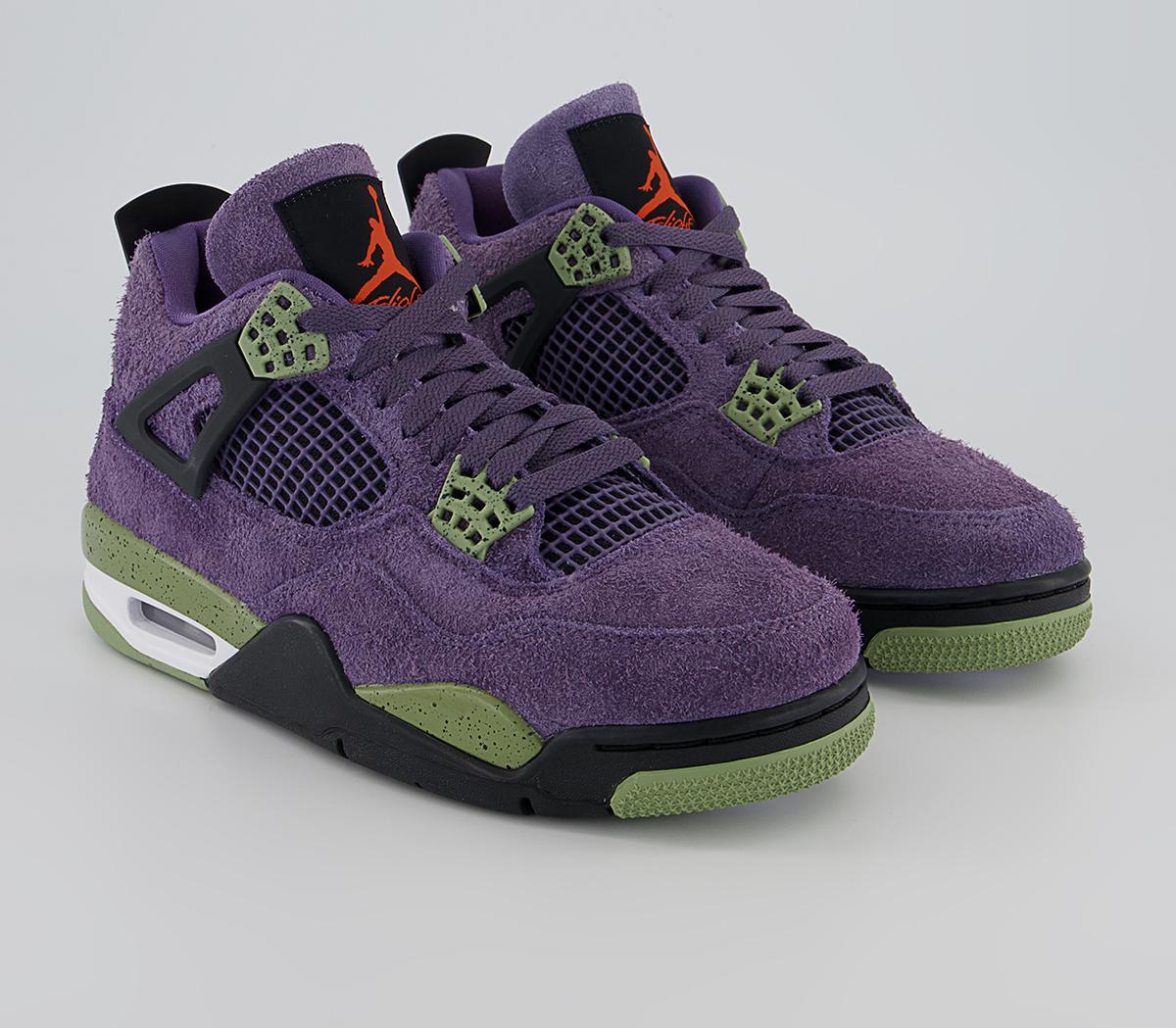 JordanJordan 4 Trainers Canyon Purple Safety Orange Alligator