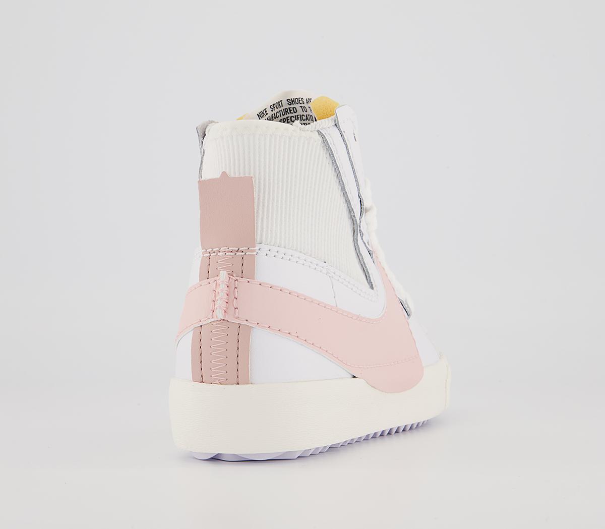 Nike Blazer Mid 77 Jumbo Trainers Nike Blazer Mid 77 Jumbo Trainers White Atmosphere Pink Oxford Sail