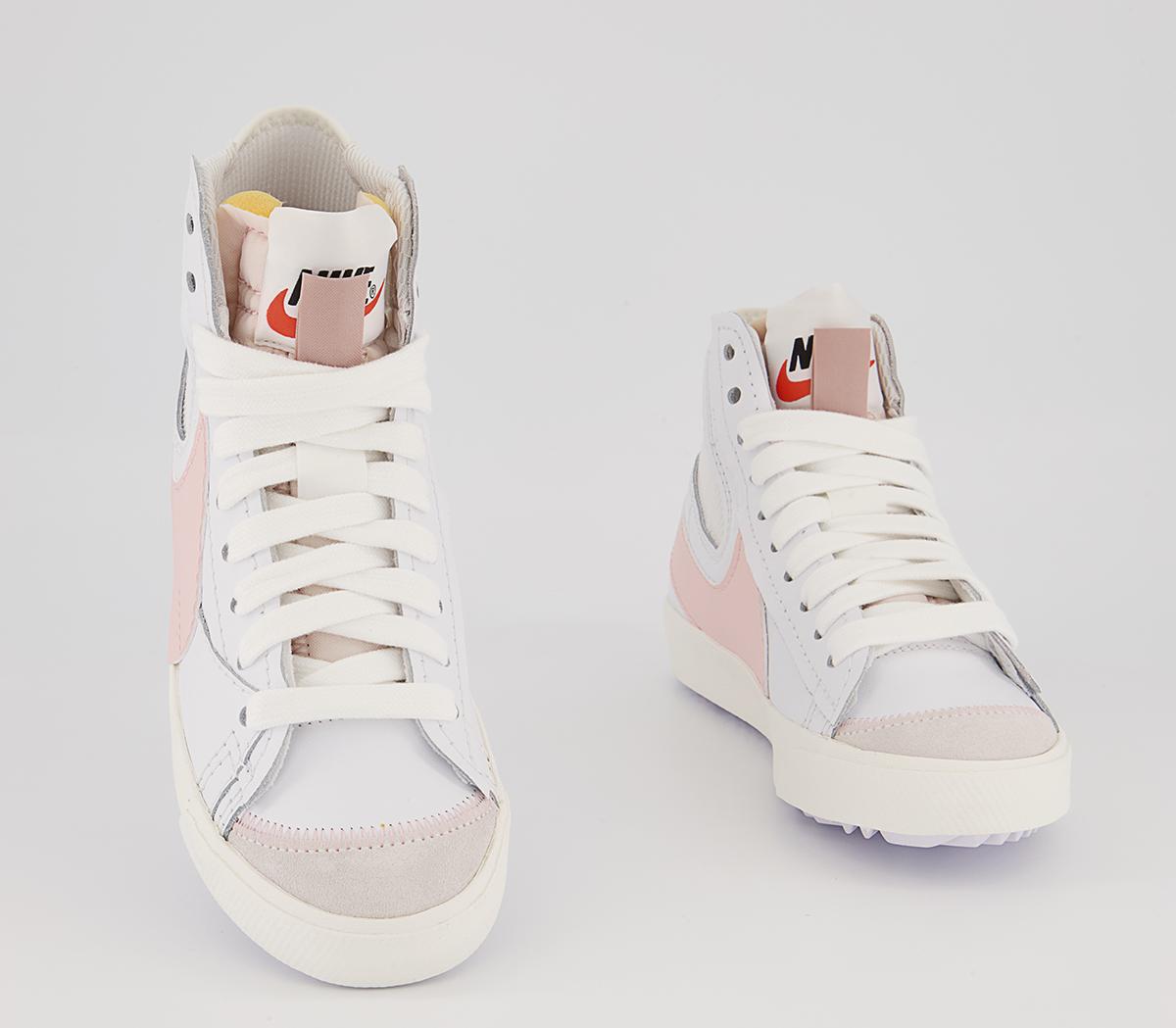 Nike Blazer Mid 77 Jumbo Trainers Nike Blazer Mid 77 Jumbo Trainers White Atmosphere Pink Oxford Sail