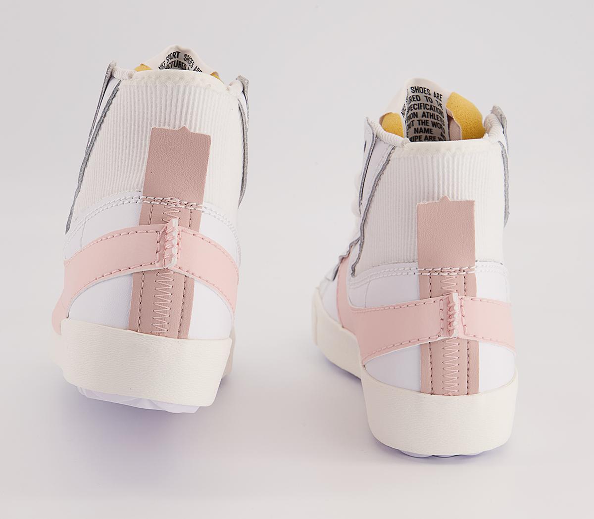 Nike Blazer Mid 77 Jumbo Trainers Nike Blazer Mid 77 Jumbo Trainers White Atmosphere Pink Oxford Sail