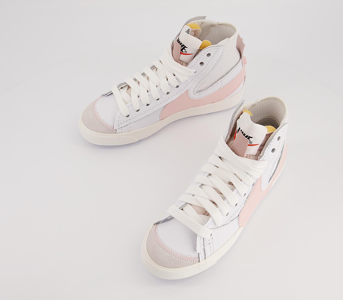 Nike Blazer Mid 77 Jumbo Trainers Nike Blazer Mid 77 Jumbo Trainers White Atmosphere Pink Oxford Sail