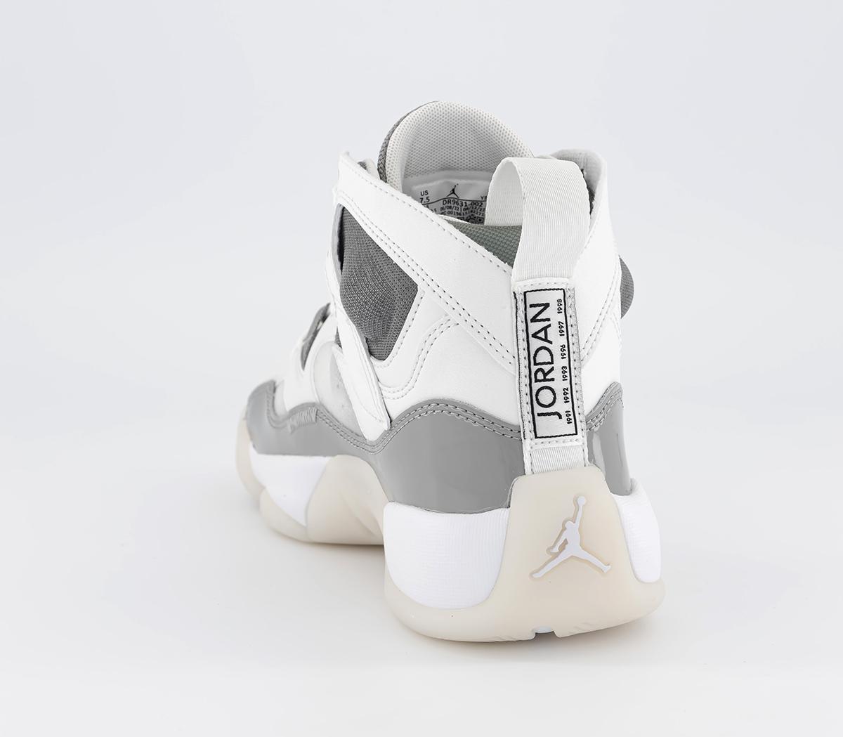 JordanTwo Trey Trainers Medium Grey White Summit White
