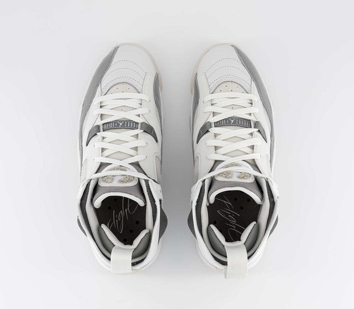 JordanTwo Trey Trainers Medium Grey White Summit White