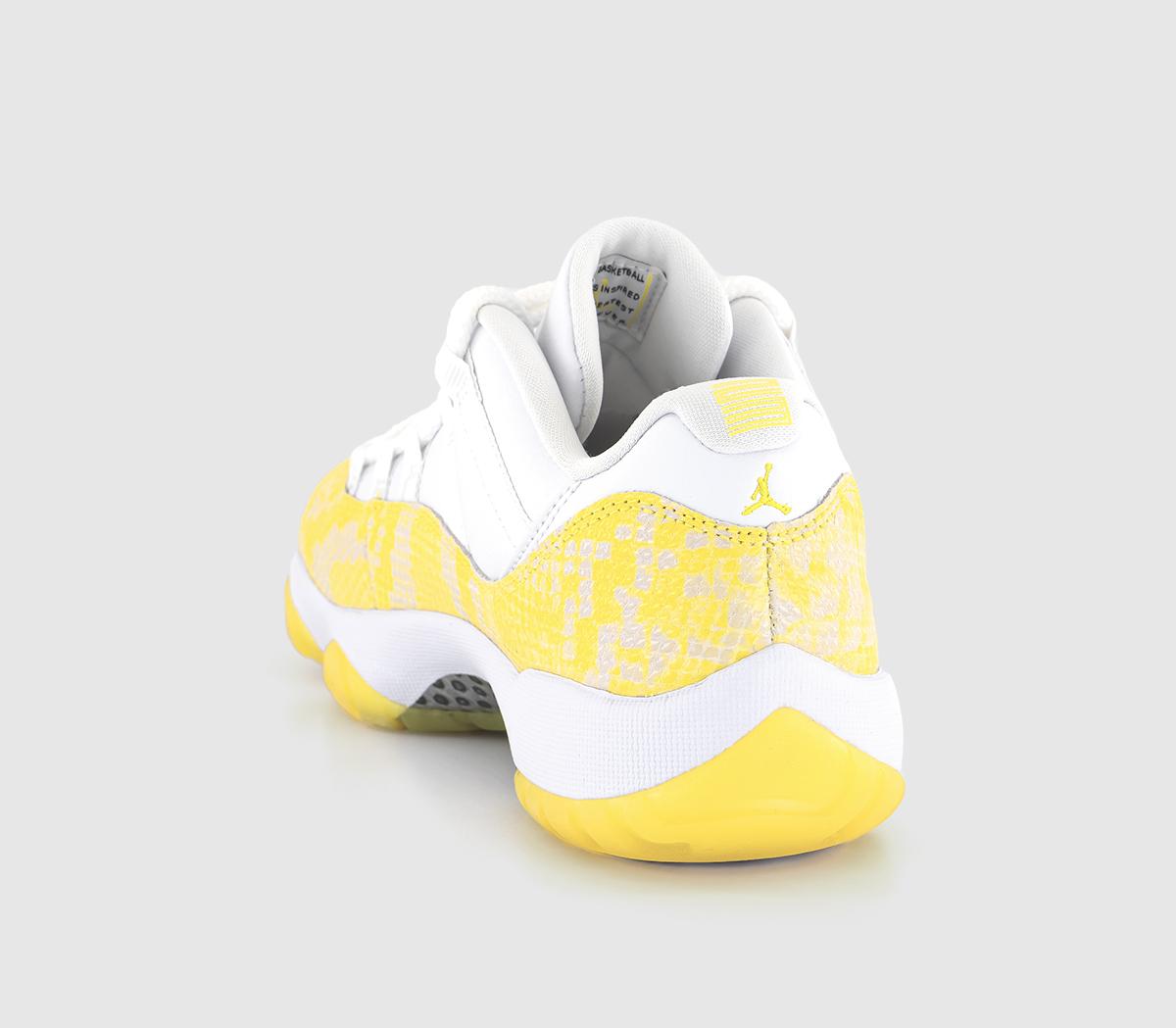 JordanAir Jordan 11 Low Trainers White Tour Yellow White