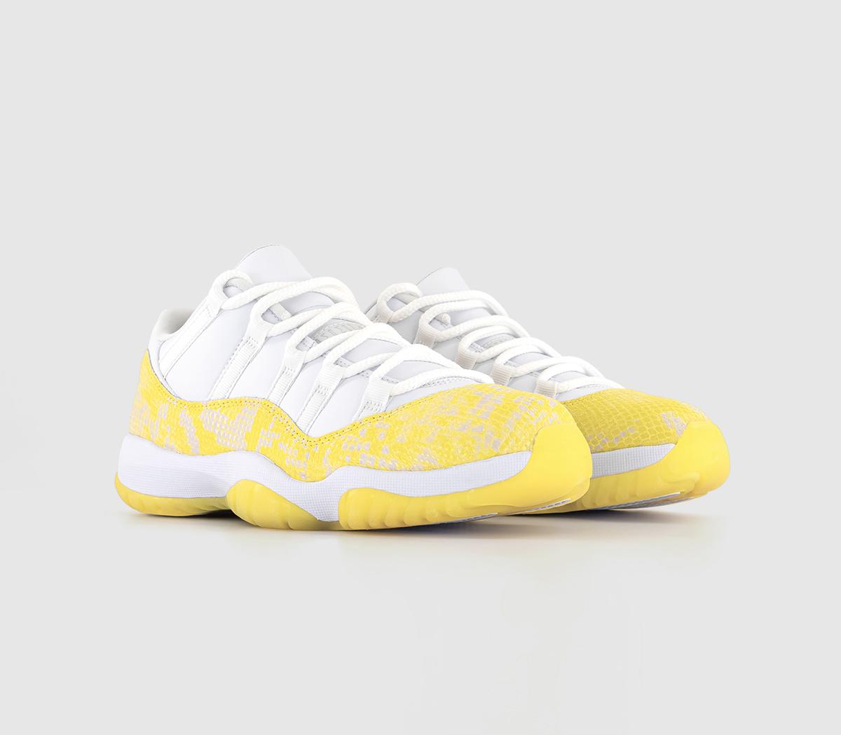 JordanAir Jordan 11 Low Trainers White Tour Yellow White