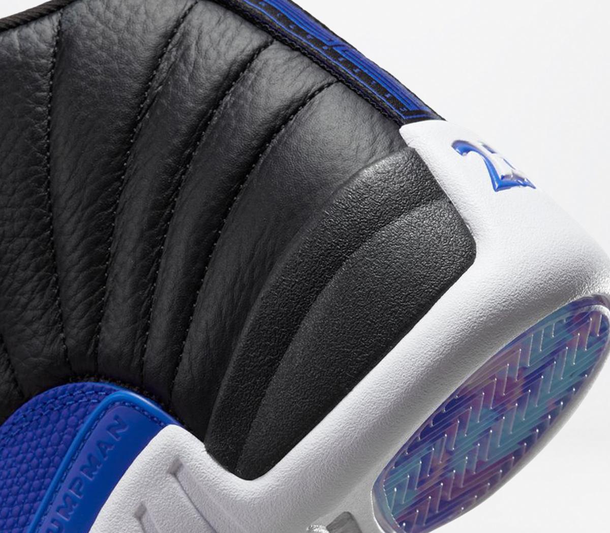 JordanJordan 12 TrainersBlack Hyper Royal Metallic Silver White
