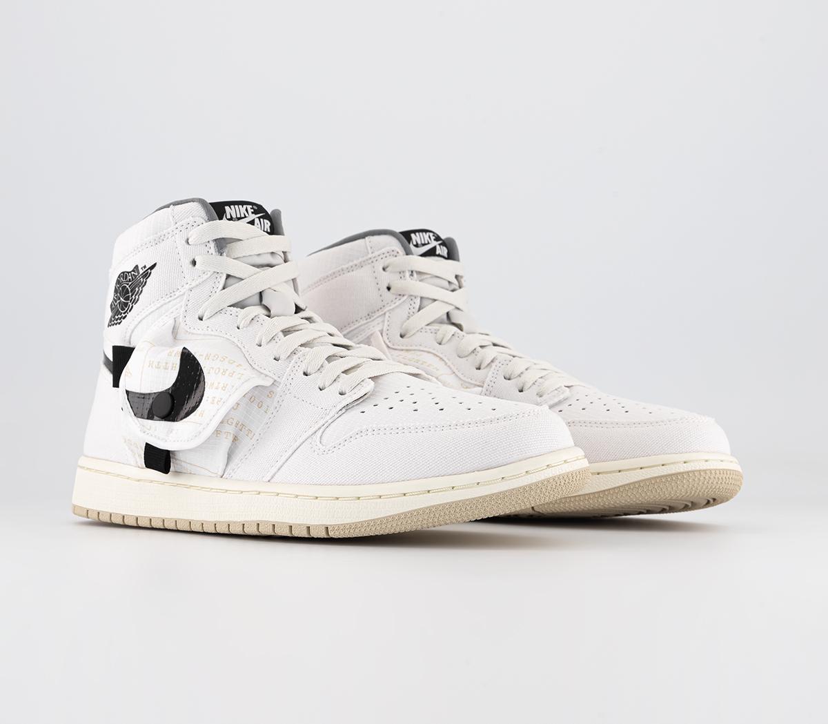 JordanAir Jordan 1 Utility TrainersWhite Neutral Indigo Light Bone