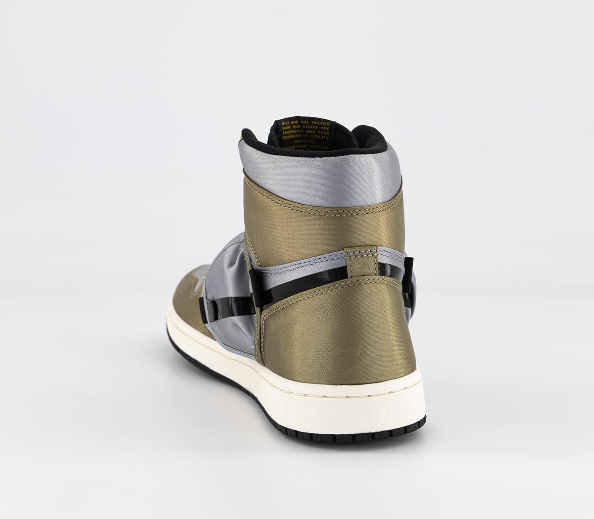 Jordan Air Jordan 1 Utility Trainers Neutral Olive Taxi Light Steel