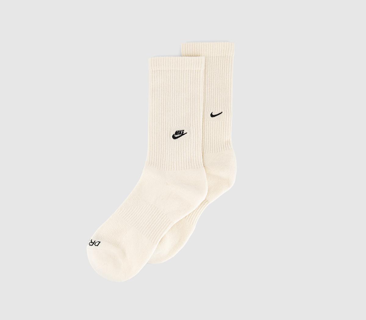 NikeCrew Socks 2 PairsSail Black