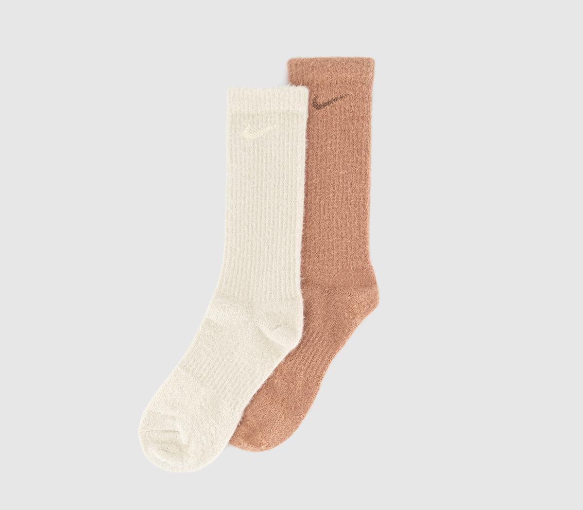 NikeCrew Socks 2 PairsPearl Pink