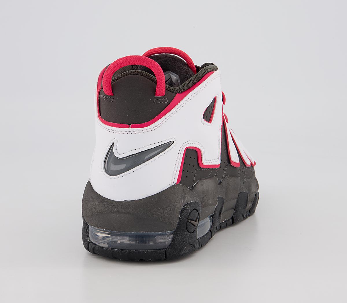 Nike Air More Umtempo Gs Trainers Nike Air More Umtempo Gs Trainers Medium Ash White Black Green Red