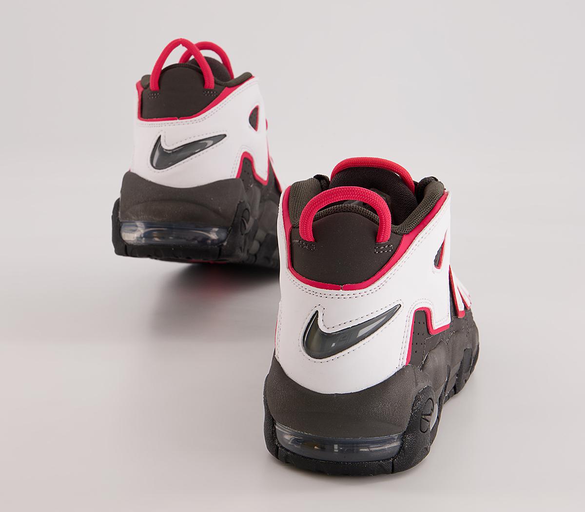 Nike Air More Umtempo Gs Trainers Nike Air More Umtempo Gs Trainers Medium Ash White Black Green Red