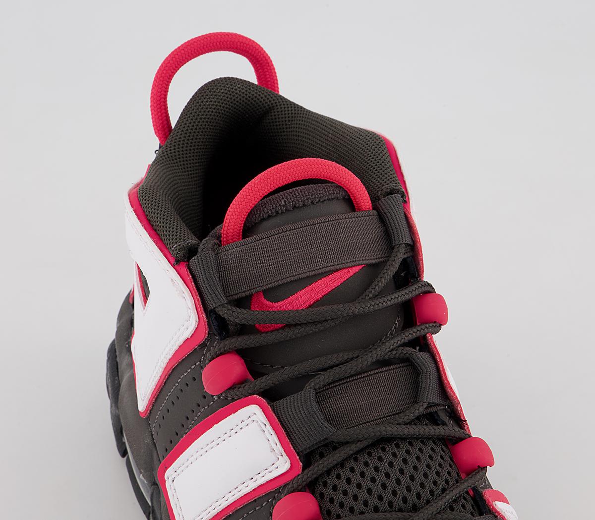 Nike Air More Umtempo Gs Trainers Nike Air More Umtempo Gs Trainers Medium Ash White Black Green Red