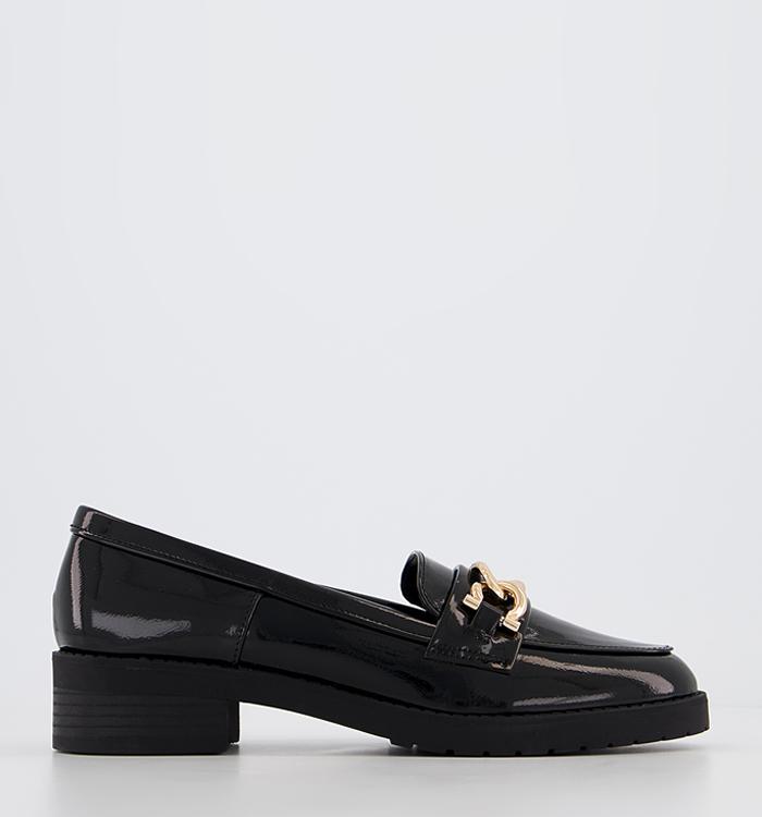 Office Febe Trim Cleat Sole Loafers Black