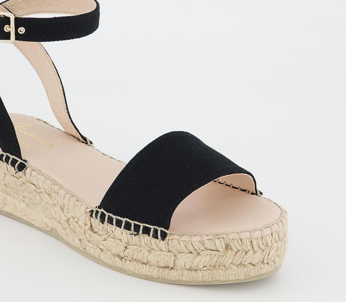 Gaimo for OFFICE Bell Sandals Gaimo for OFFICE Bell Sandals Black Canvas