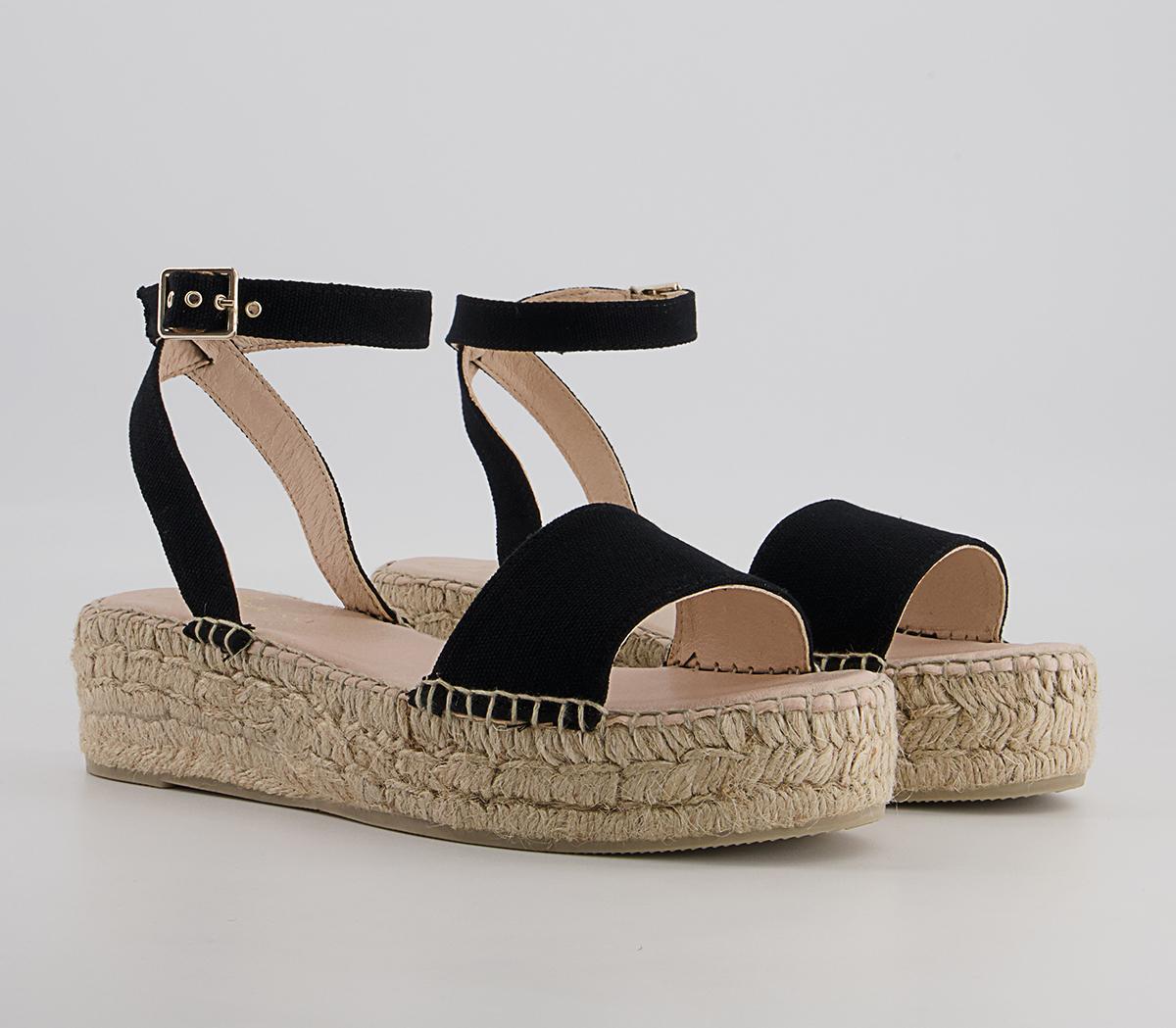 Gaimo for OFFICE Bell Sandals Gaimo for OFFICE Bell Sandals Black Canvas