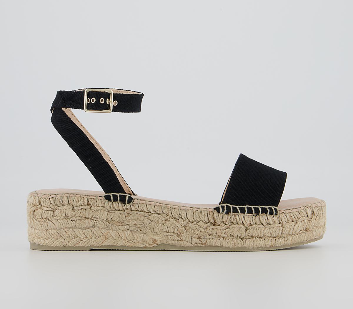 Gaimo for OFFICE Bell Sandals Gaimo for OFFICE Bell Sandals Black Canvas