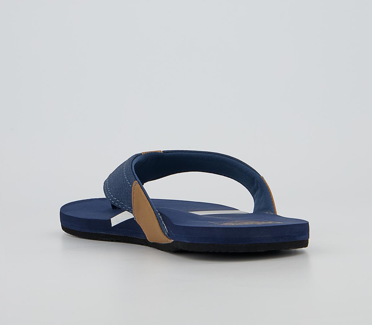 Reef Reef Tri Newport Flip Flops Reef Reef Tri Newport Flip Flops Navy White