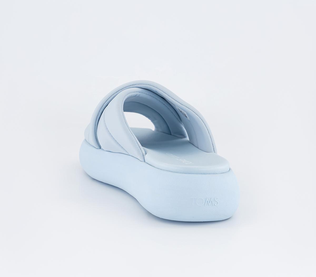 TOMS Mallow Crossover Slides TOMS Mallow Crossover Slides Pastel Blue
