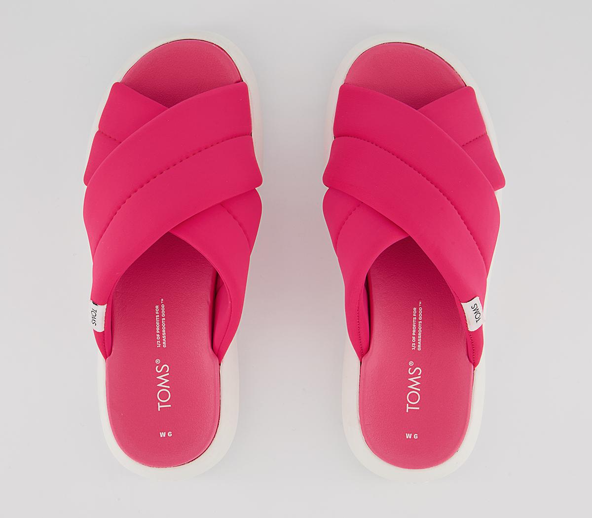 TOMS Mallow Crossover Slides TOMS Mallow Crossover Slides Pink