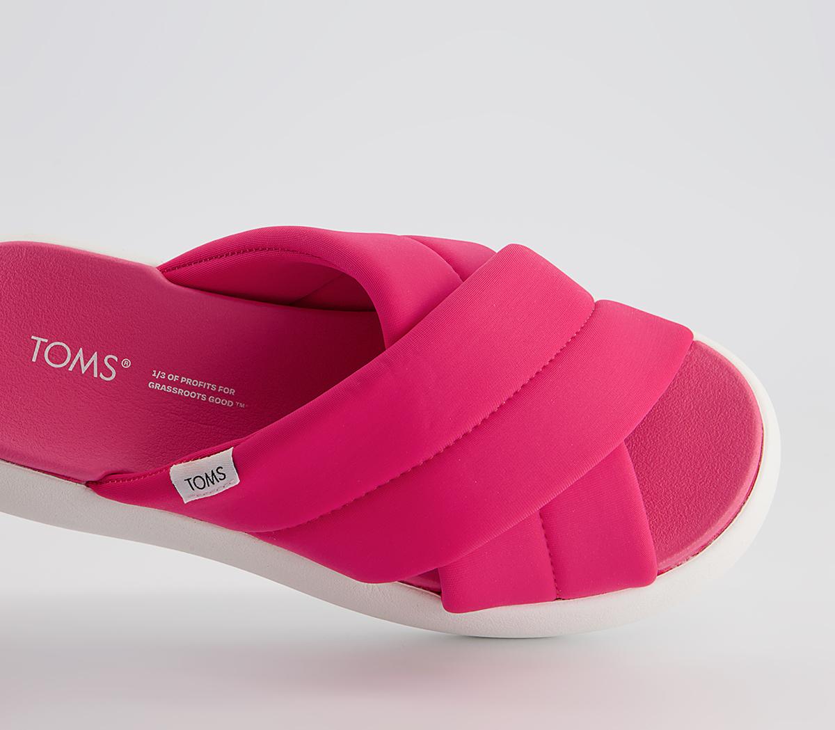 TOMS Mallow Crossover Slides TOMS Mallow Crossover Slides Pink