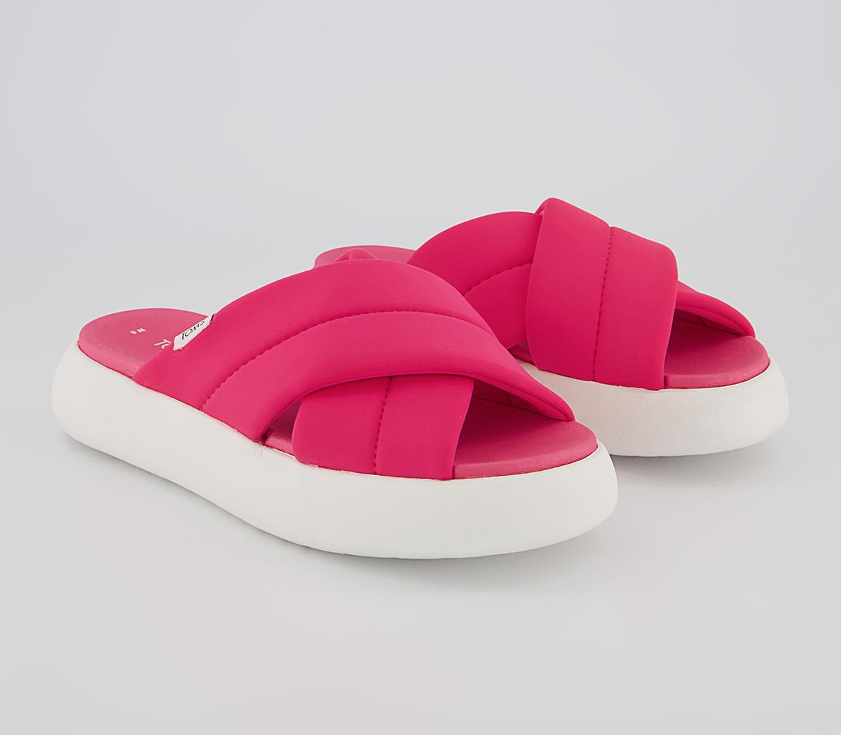 TOMS Mallow Crossover Slides TOMS Mallow Crossover Slides Pink