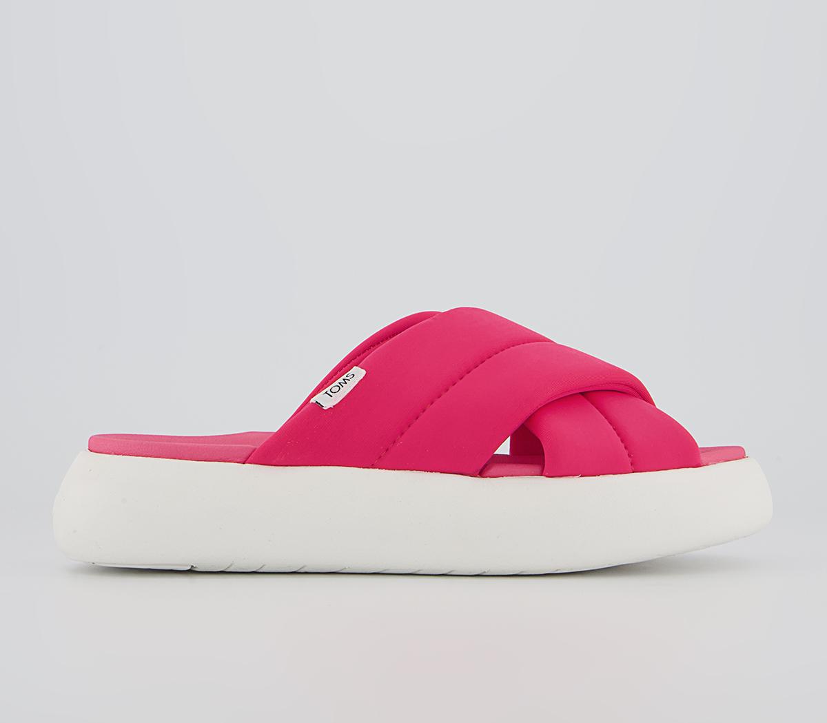 TOMS Mallow Crossover Slides TOMS Mallow Crossover Slides Pink