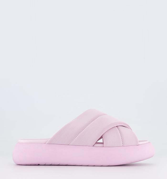 Light purple hotsell nike slides