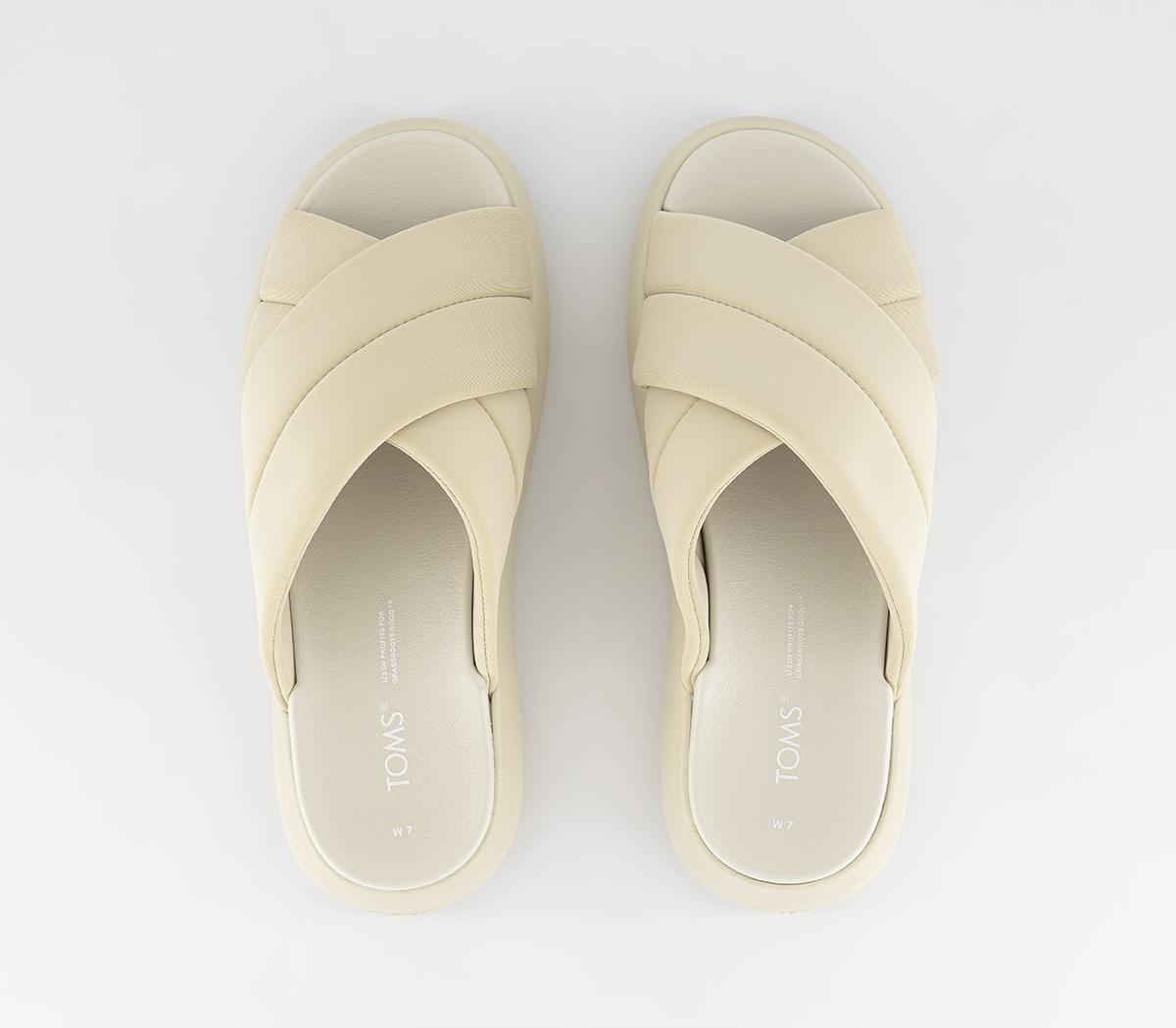 TOMSMallow Crossover SlidesBeige