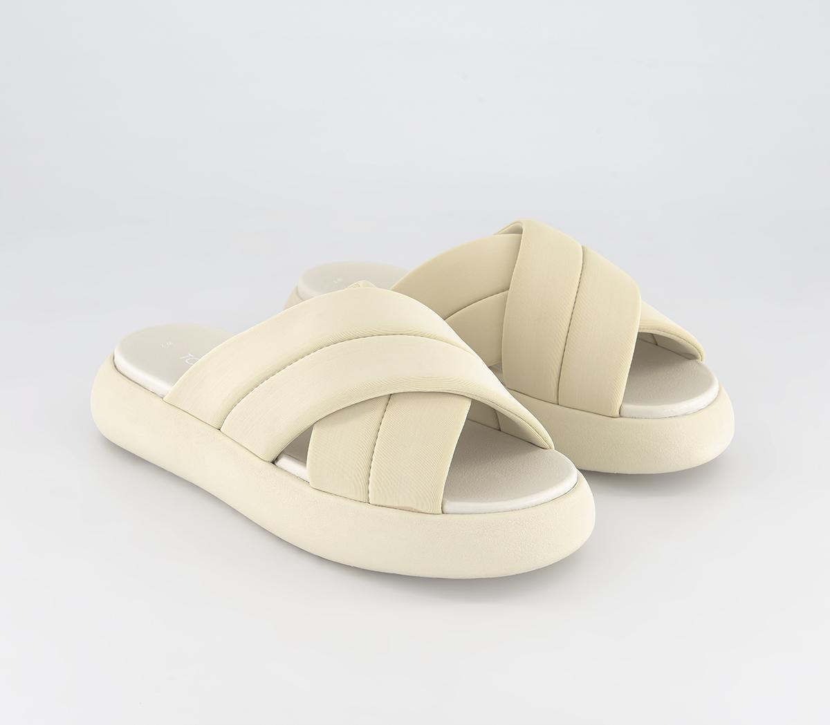 TOMSMallow Crossover SlidesBeige