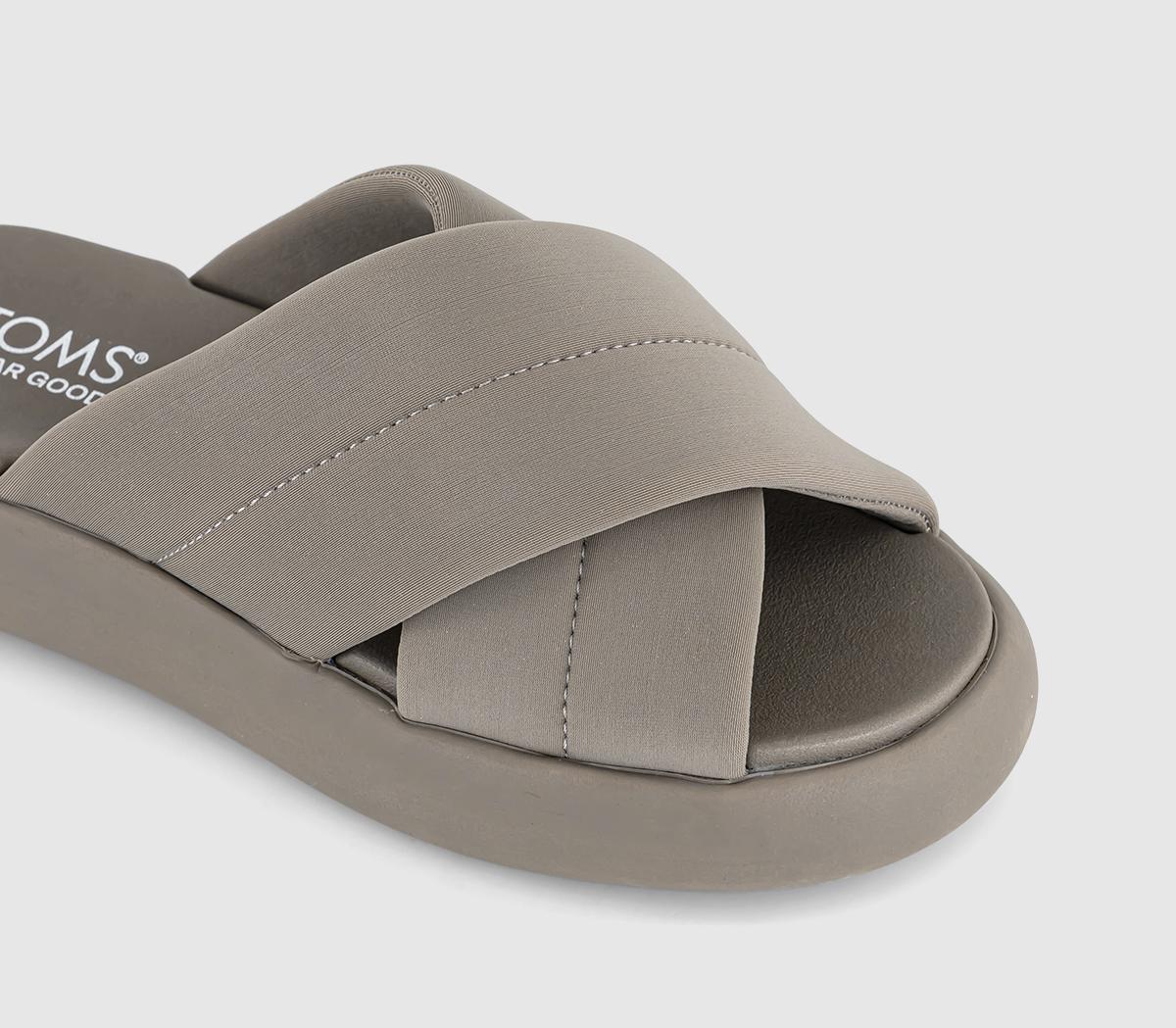 TOMSMallow Crossover Slides TOMSMallow Crossover SlidesDesert Taupe
