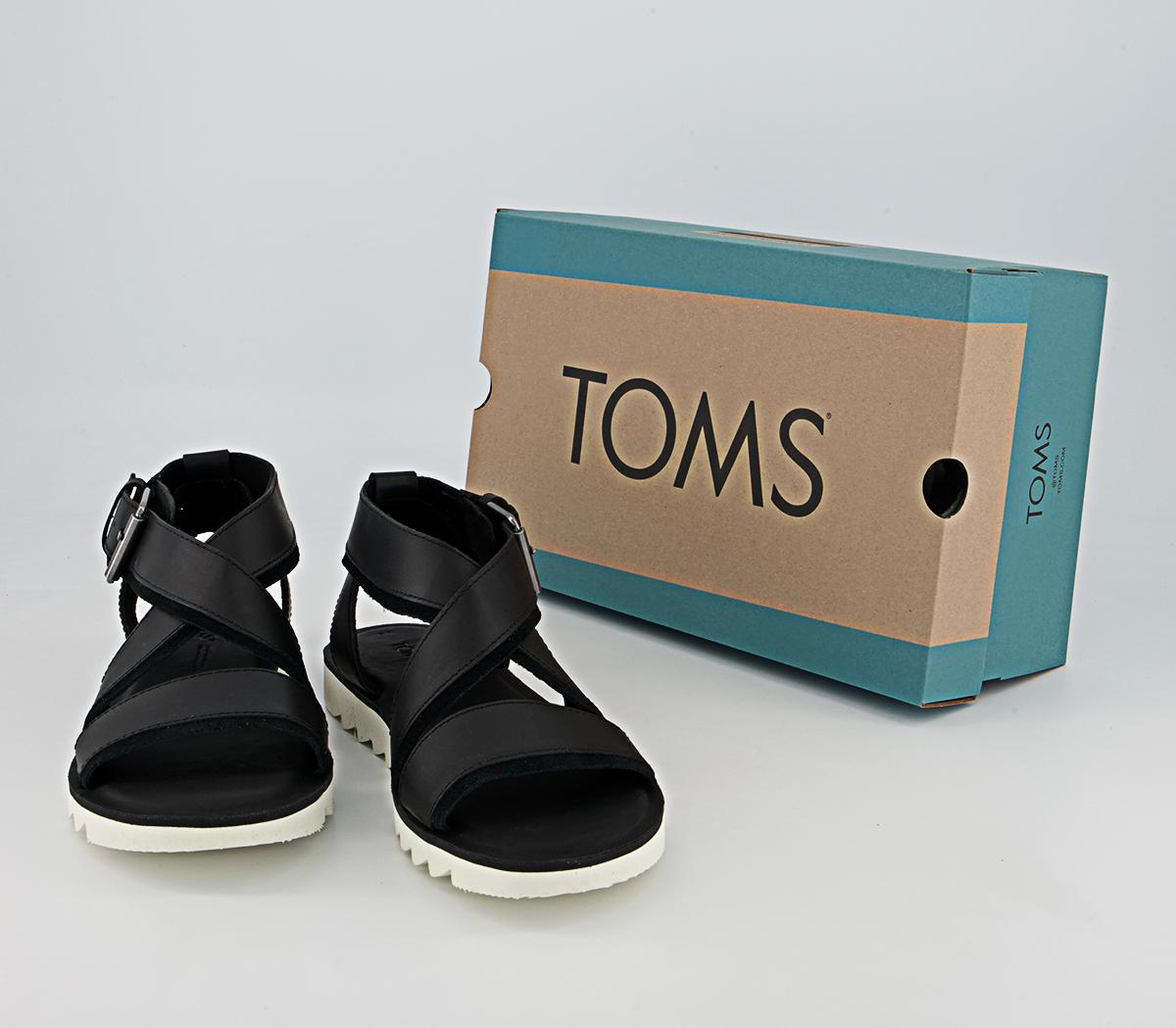 TOMS Sidney Tread Sandals TOMS Sidney Tread Sandals Black
