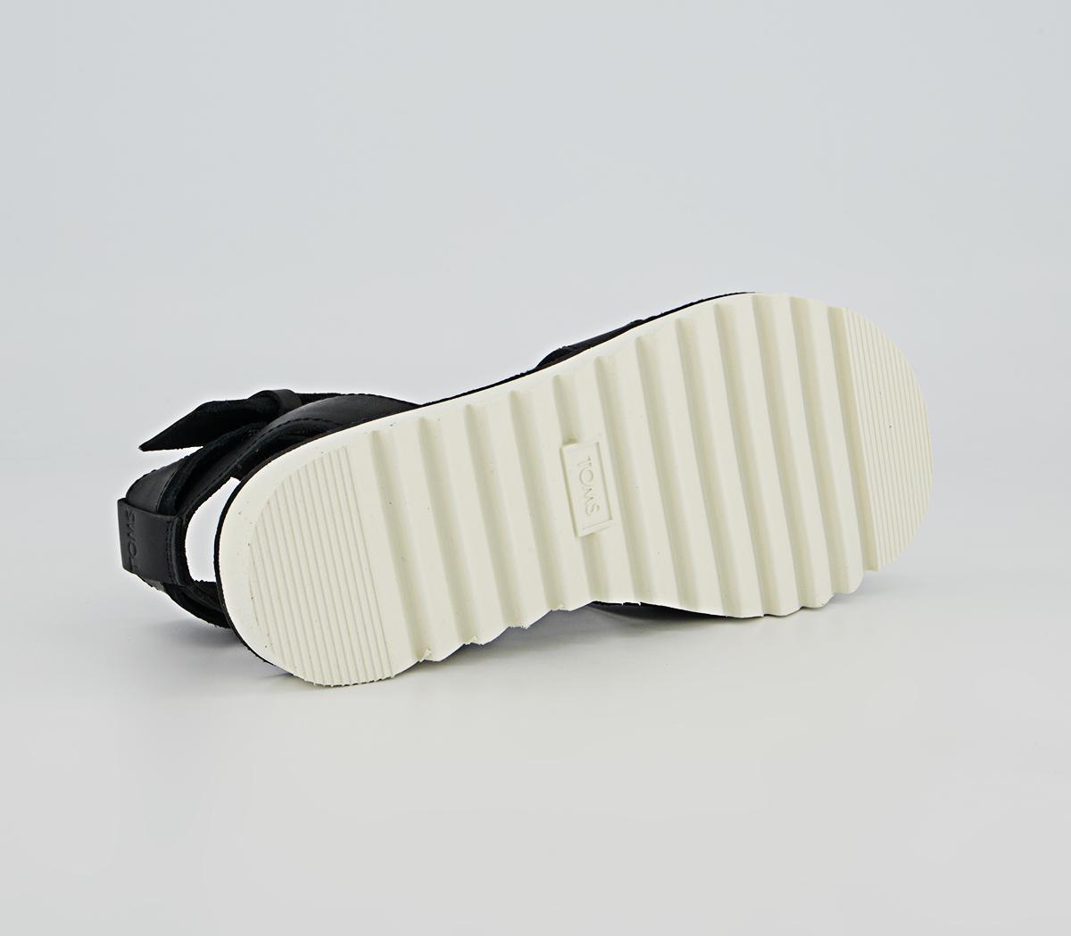 TOMS Sidney Tread Sandals TOMS Sidney Tread Sandals Black