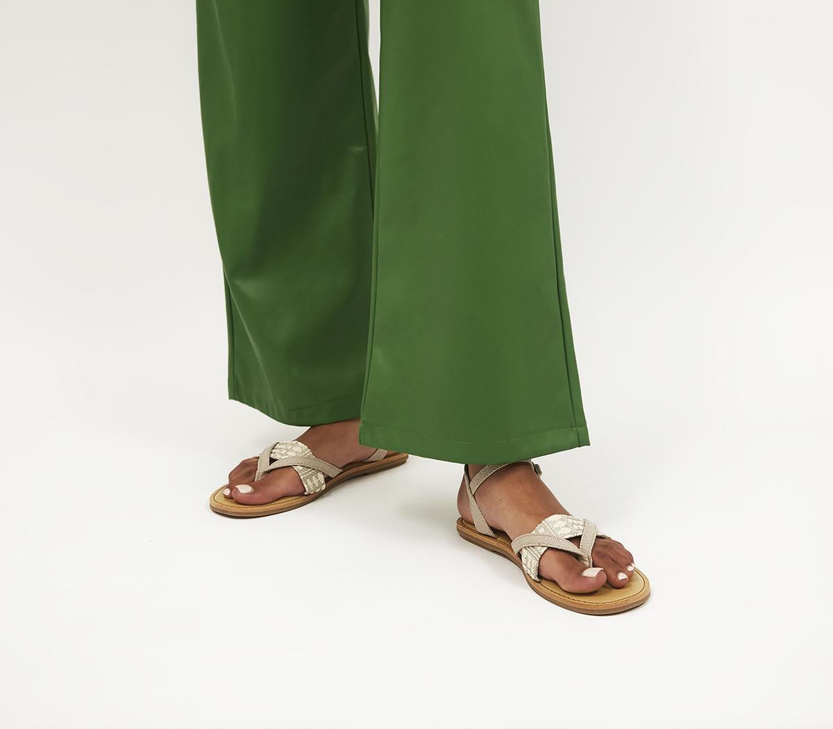 TOMSLexie SandalsTan Canvas