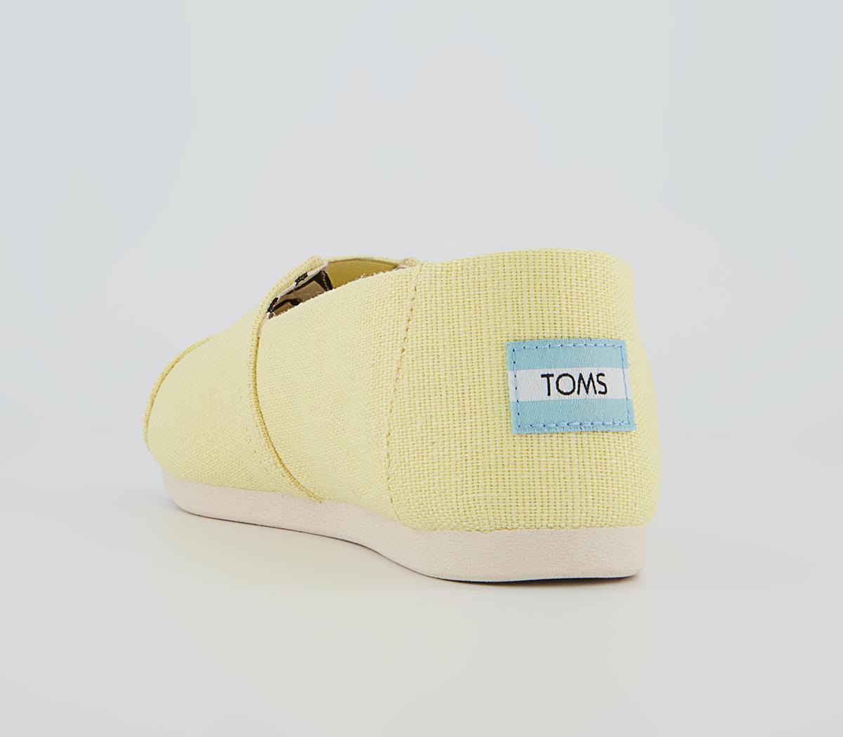 TOMS Alpargata Slip Ons TOMS Alpargata Slip Ons Banana Yellow